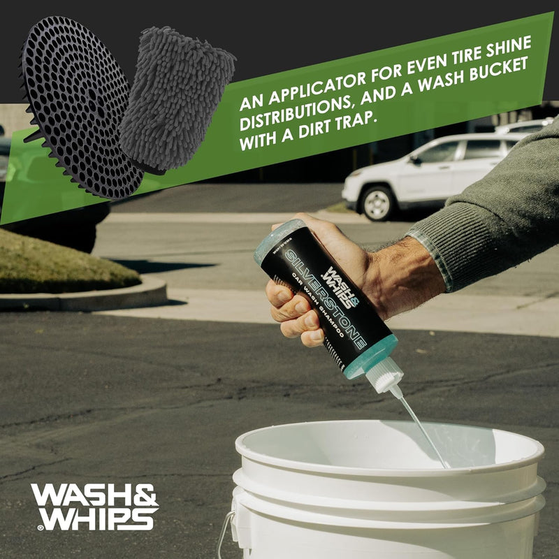 WASH & WHIPS Car Wash Kit - 5pcs - Goats Trail