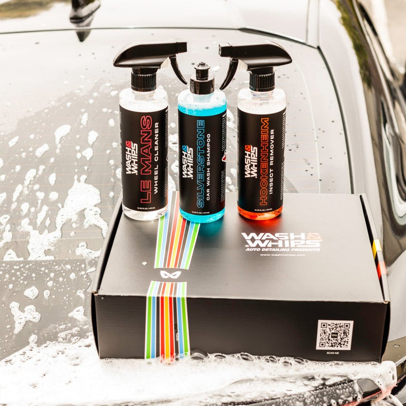 WASH & WHIPS Interior and Exterior 3 - Step Car Detailing System - Goats Trail