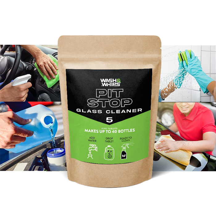 WASH & WHIPS Pit Stop Glass Cleaner/All Surface Cleaner Refill Tablets - Goats Trail
