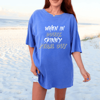 When In Doubt, Skinny Pedal Out Off - Road Tee - Goats Trail