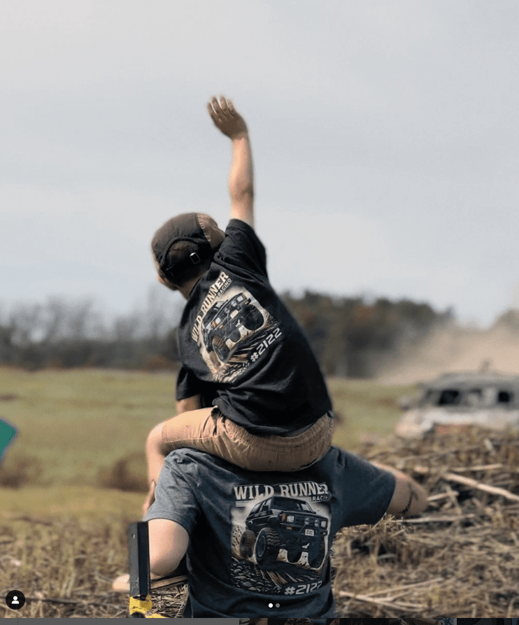 Wild Runner Racing Tee Shirt - Goats Trail