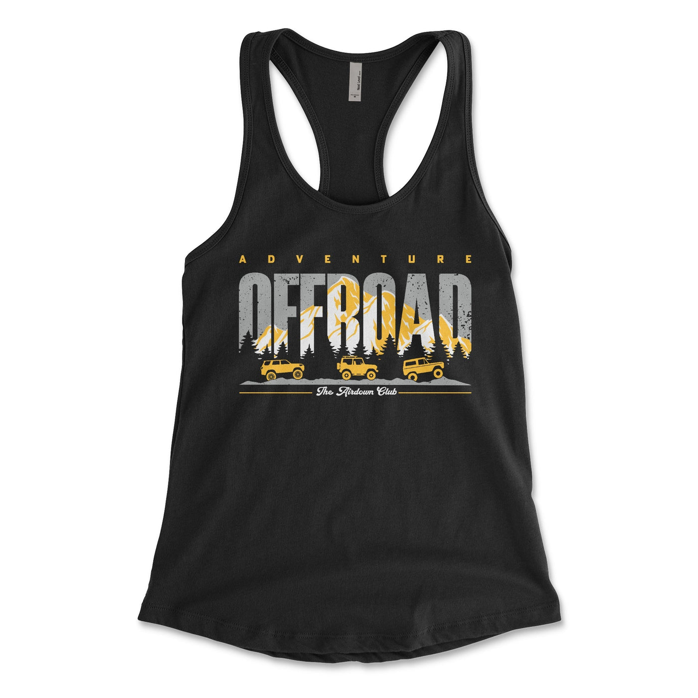 Women's Adventure Offroad-The Airdown Club Tank Top Small / Black Women's Tank Tops
