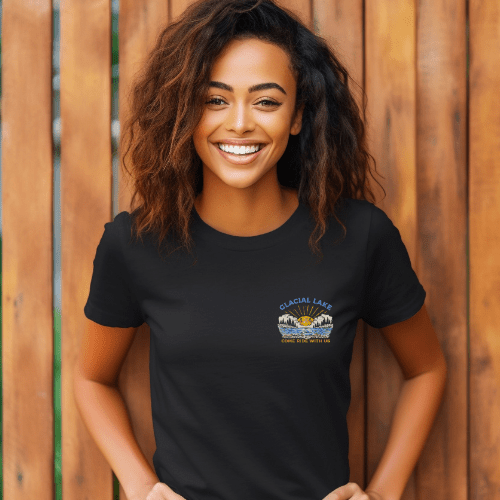 Women's Glacial Lake Come Ride With Us Tee Women's Fit T-shirts