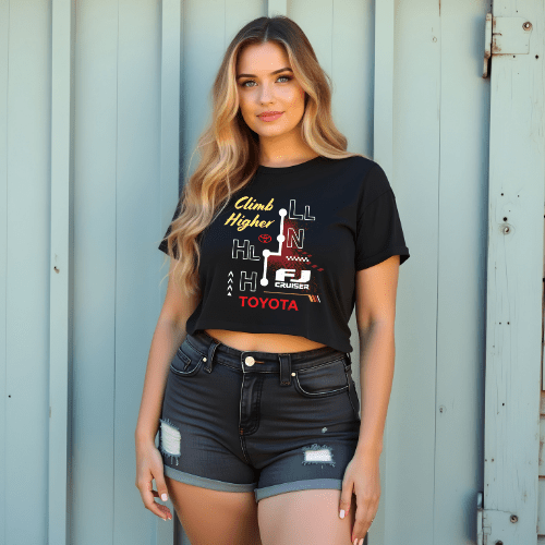 Women's Toyota FJ Cruiser Crop Top-Conquer the Trails in Style Crop Top