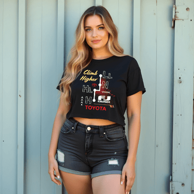 Women's Toyota FJ Cruiser Crop Top-Conquer the Trails in Style Crop Top