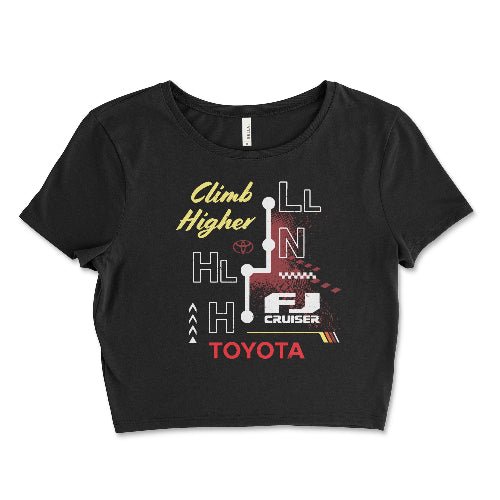 Women's Toyota FJ Cruiser Crop Top-Conquer the Trails in Style Black / Small Crop Top