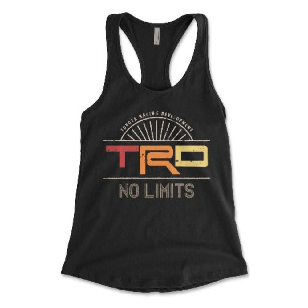 Women's Toyota TRD Racerback Tank : Inspired by the Drive Black / Small Women's Tank Tops