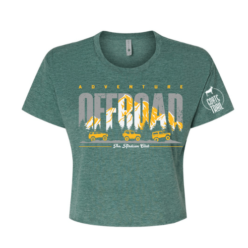 Women's Adventure Offroad-The Airdown Club Crop Top - Goats Trail Off-Road Apparel Company