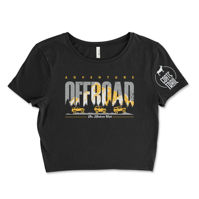 Women's Adventure Offroad-The Airdown Club Crop Top - Goats Trail Off-Road Apparel Company