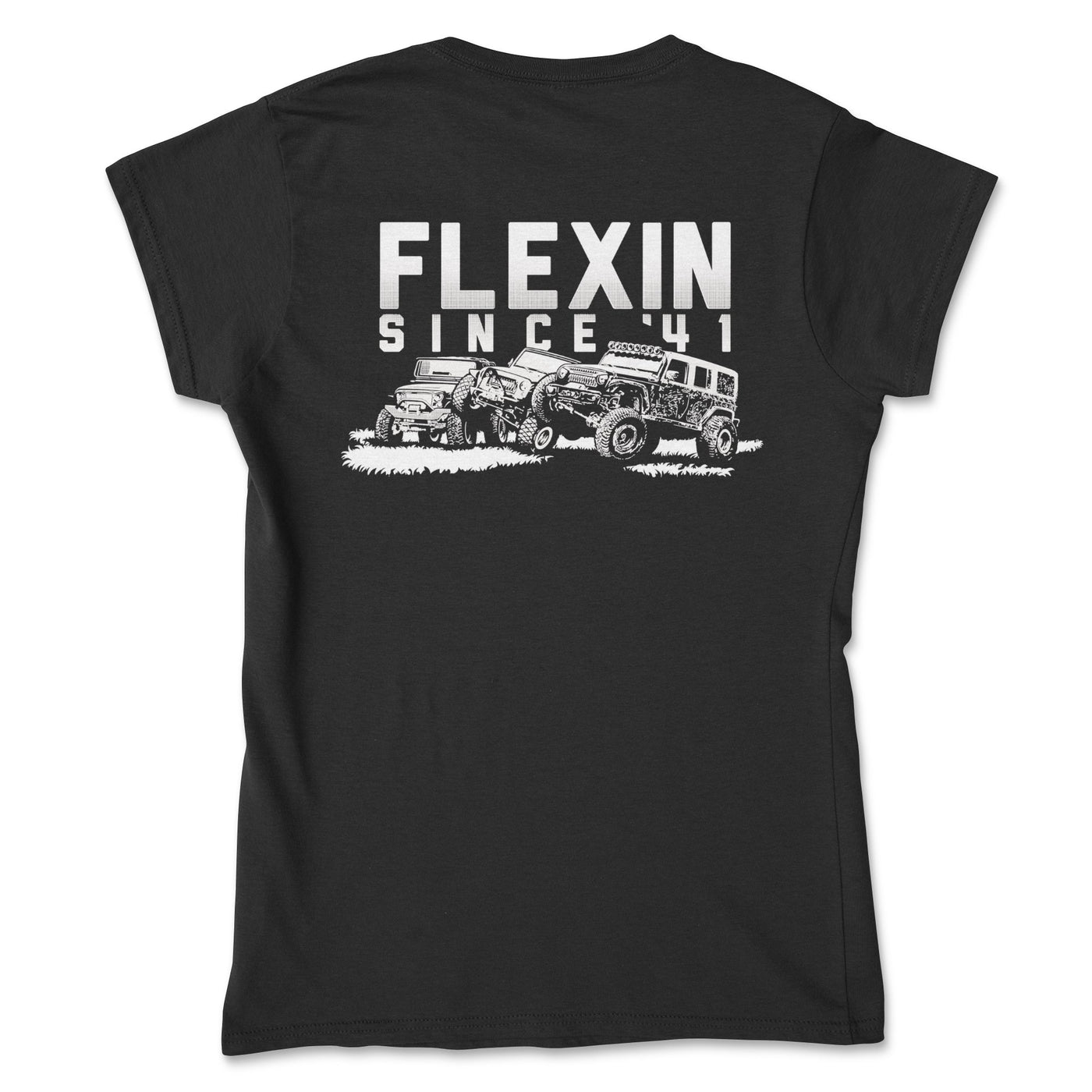 Women's Flexin' Since '41 Offroad Tee - Goats Trail Off - Road Apparel Company