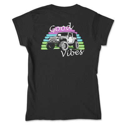 Women's Offroad Good Vibes 4x4 Tee - Goats Trail Off-Road Apparel Company