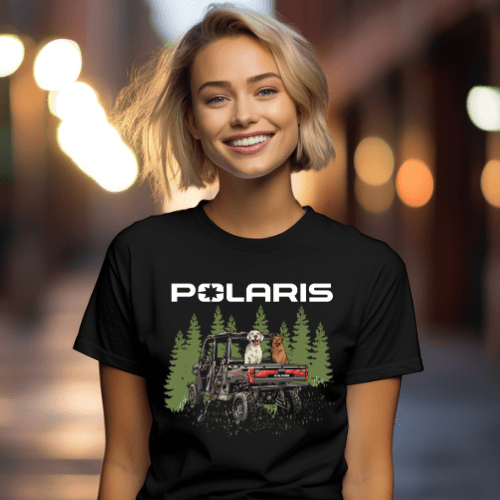 Women's Polaris General Dog Lovers Crop Top - Goats Trail Off - Road Apparel Company