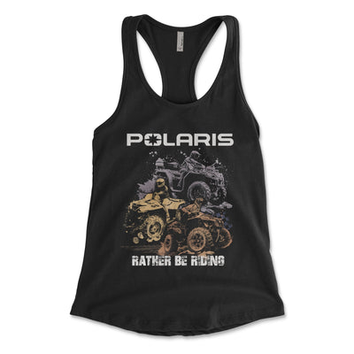 Women's Polaris Sportsman ATV Racerback Tank Top - Goats Trail Off - Road Apparel Company