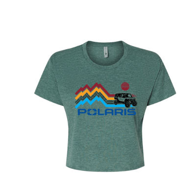 Women's Polaris SXS Adventure Ready Crop Top - Goats Trail Off - Road Apparel Company