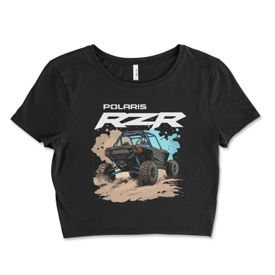 Women's RZR Offroad Crop Top - Official Polaris Gear - Goats Trail Off - Road Apparel Company