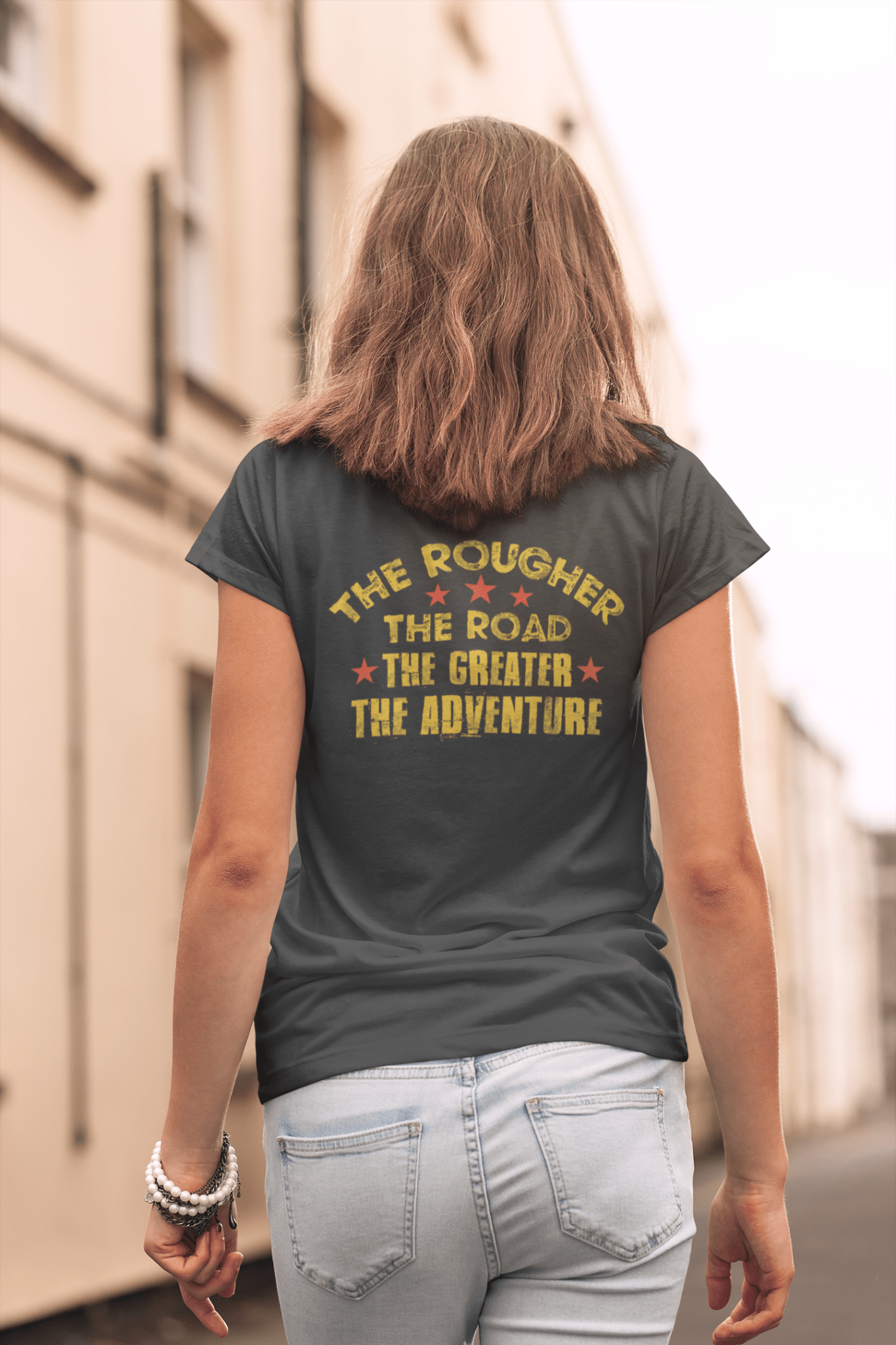 Women's The Rougher the Road Graphic Tee - Goats Trail Off-Road Apparel Company