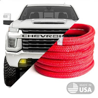 Yankum 1" Kinetic Recovery Rope "Rattler" - Made in the USA - Goats Trail
