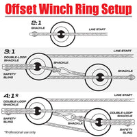 Yankum Offset Winch Snatch Ring - Goats Trail