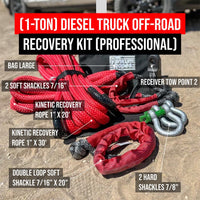 Yankum Ropes (1 - Ton) Diesel Truck Recovery Kit - Goats Trail