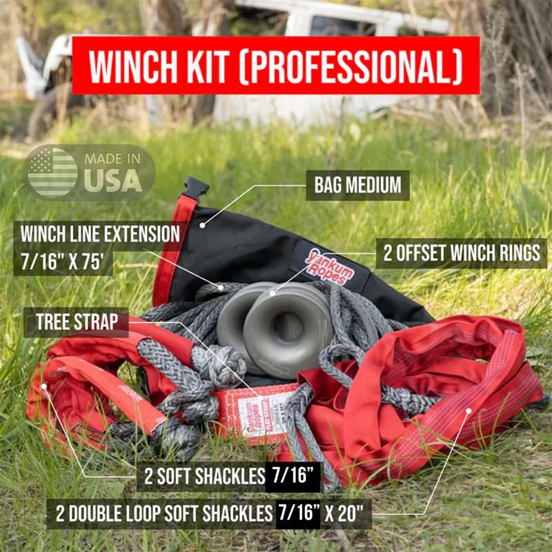 Yankum Ropes Off - Road Winch Kit - Goats Trail