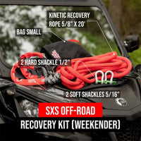 Yankum Ropes - SXS Off - Road Recovery Kit - Made in the USA - Goats Trail