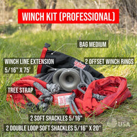 Yankum Ropes SXS Winch Kit - Made in the USA - Goats Trail