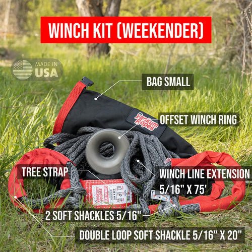 Yankum Ropes SXS Winch Kit - Made in the USA - Goats Trail