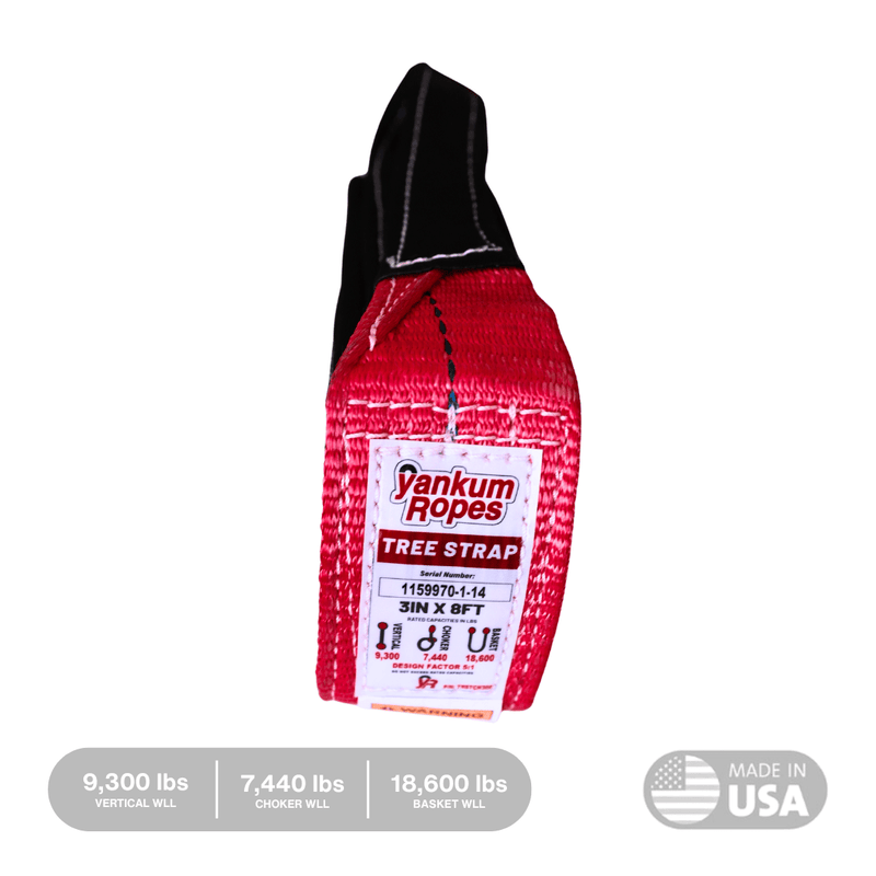 Yankum Ropes Tree Strap 3" x 8&
