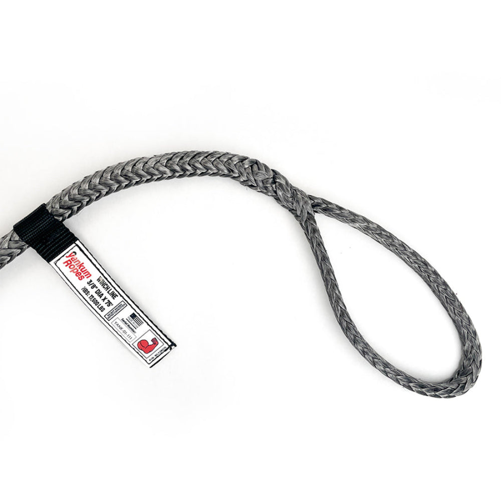 Yankum Ropes Winch Line Grey