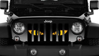 Yellow Jeep Chaos Eyes Grille Insert - Goats Trail
