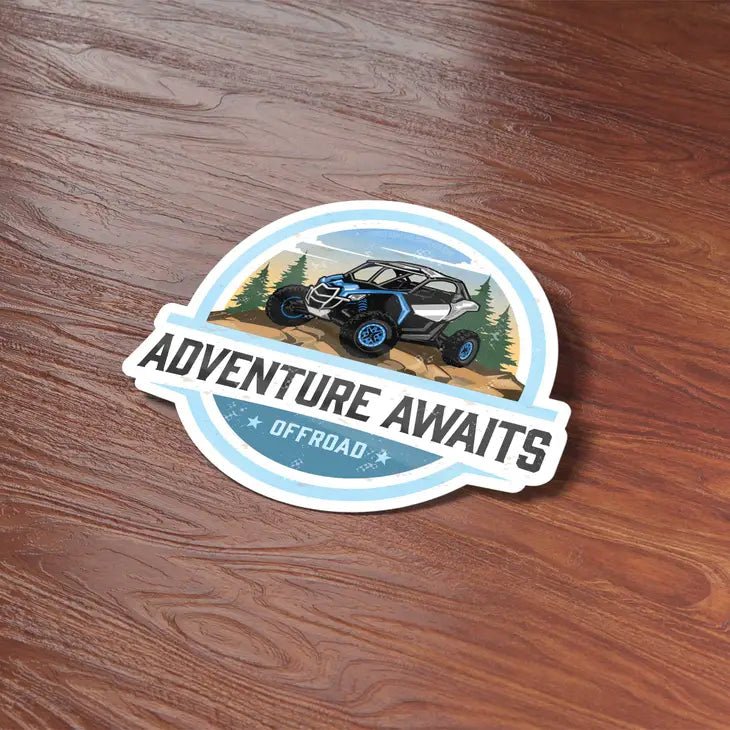 Adventure Awaits Sticker - Goats Trail Off-Road Apparel Company