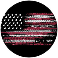 American Flag Jeep Ducks Spare Tire Cover - Goats Trail