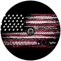 American Flag Jeep Ducks Spare Tire Cover - Goats Trail