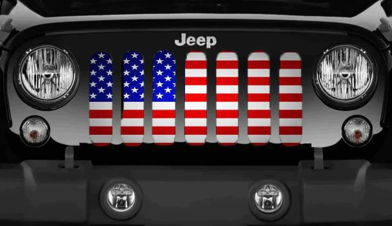 American Flag Patriotic Grille Insert - Goats Trail
