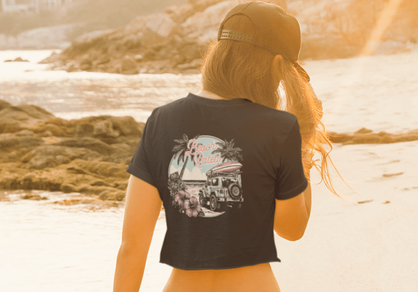 Beach Rated Crop Top - Goats Trail Off-Road Apparel Company