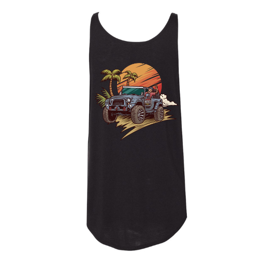 Beach Wave Women's Tank Top - Goats Trail Off-Road Apparel Company