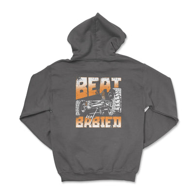 Beat Not Babied Hoodie Charcoal / Small Hooded Sweatshirt