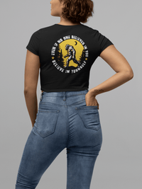Believe in Yourself Bigfoot Crop Top - Goats Trail