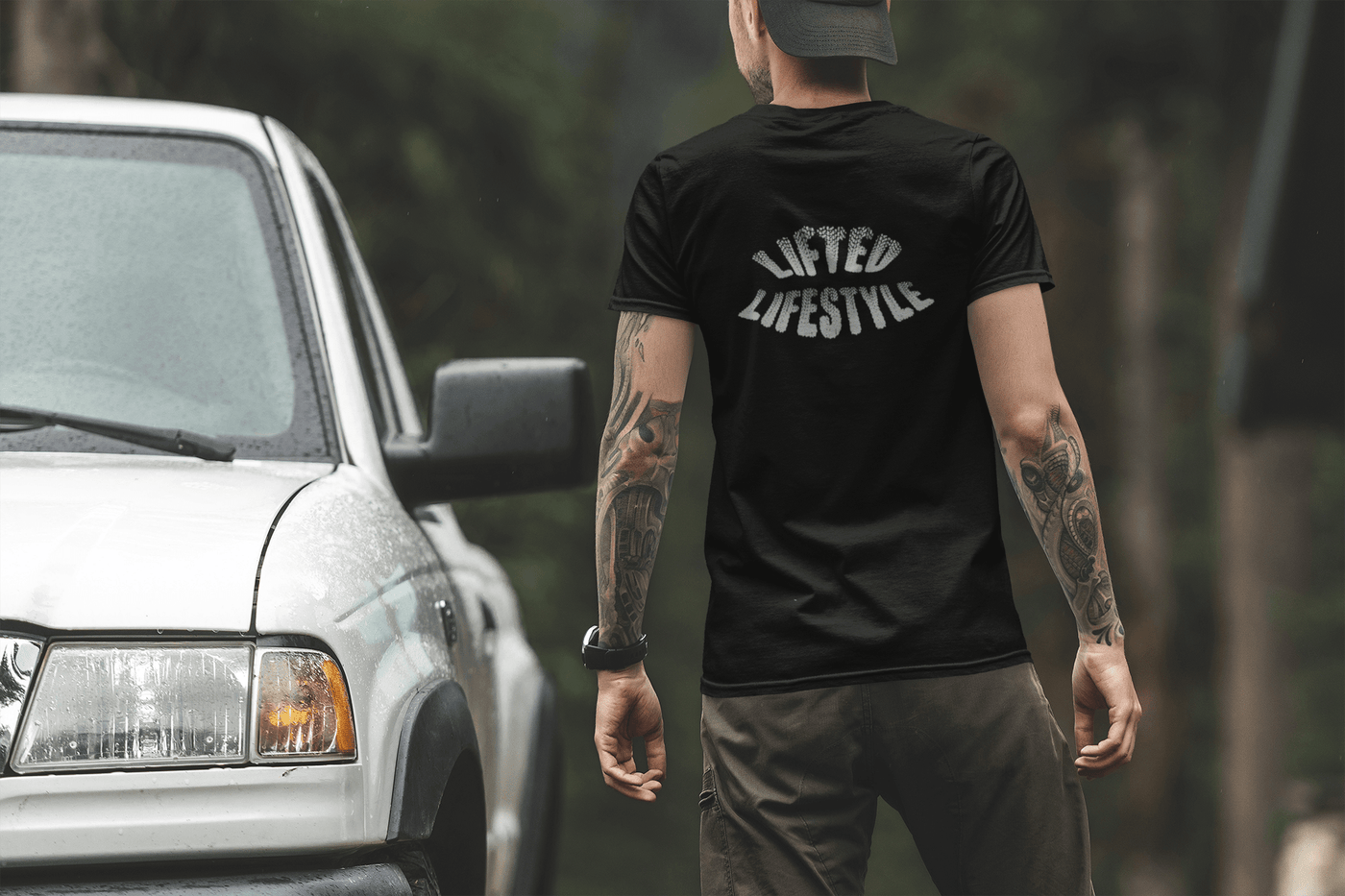 Big and Tall-Lifted Lifestyle Offroad Graphic T-shirt - Goats Trail Off-Road Apparel Company