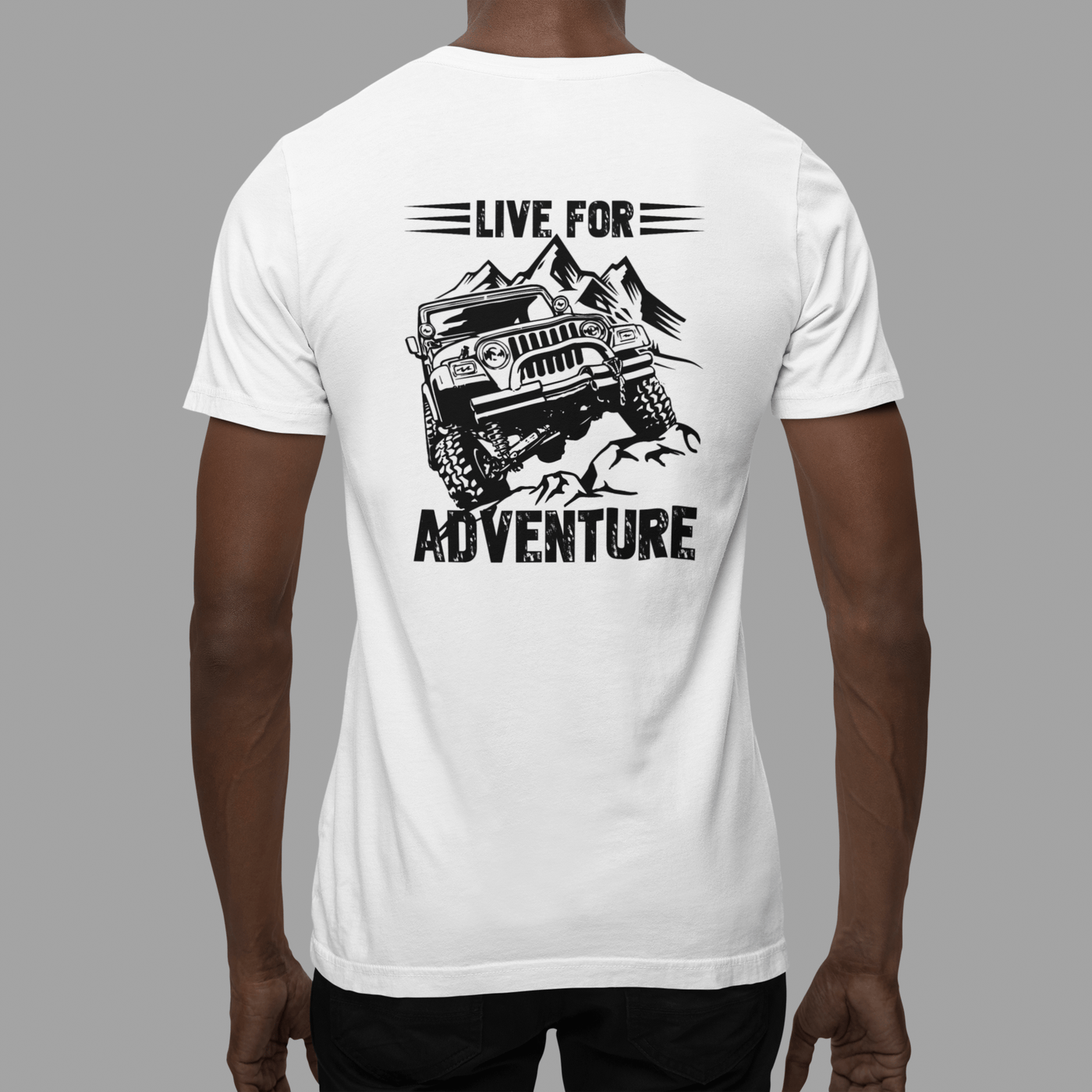 Big and Tall-Live for Adventure T-shirt - Goats Trail Off-Road Apparel Company