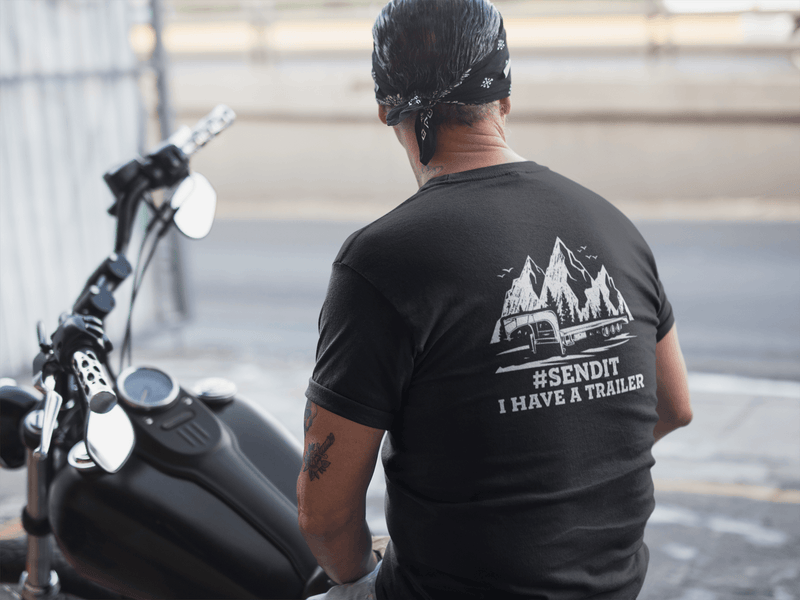 Big and Tall - SENDIT I Have A Trailer T-shirt - Goats Trail