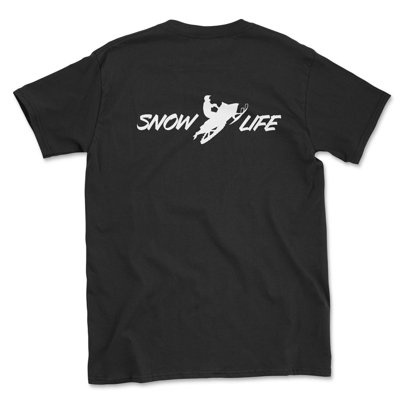Big and Tall - Snowmobile Sled Life T-shirt - Goats Trail