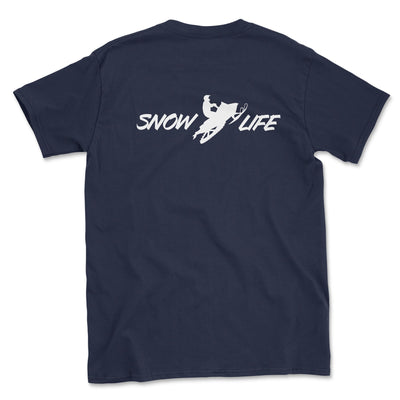 Big and Tall-Snowmobile Sled Life T-shirt - Goats Trail Off-Road Apparel Company