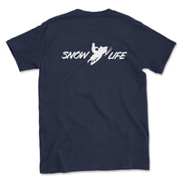 Big and Tall - Snowmobile Sled Life T-shirt - Goats Trail