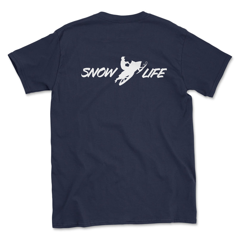 Big and Tall - Snowmobile Sled Life T-shirt - Goats Trail