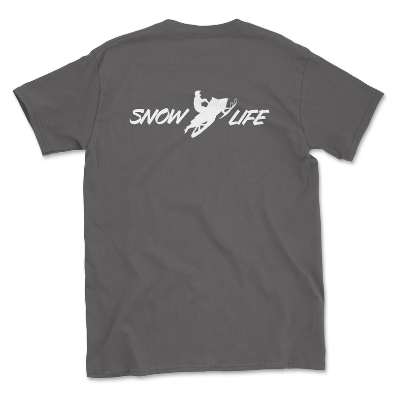 Big and Tall - Snowmobile Sled Life T-shirt - Goats Trail