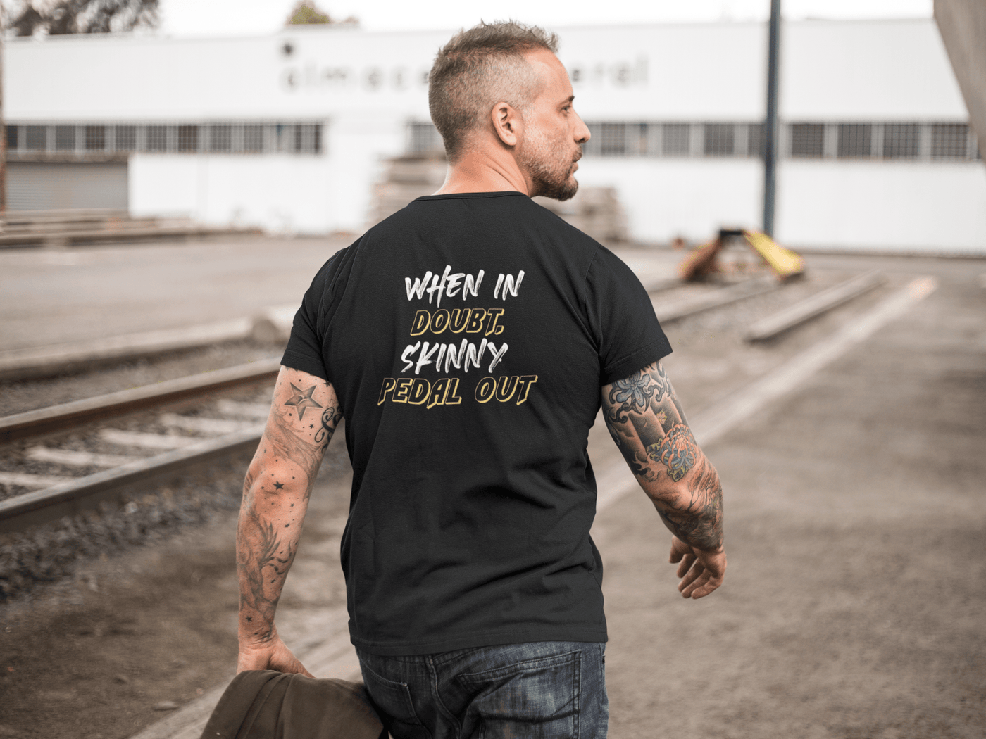 Big and Tall-When in Doubt, Skinny Pedal Out Offroad Shirt - Goats Trail Off-Road Apparel Company