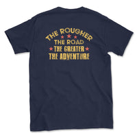 Big & Tall Tee Shirt - Great Adventures Rough Roads - Goats Trail