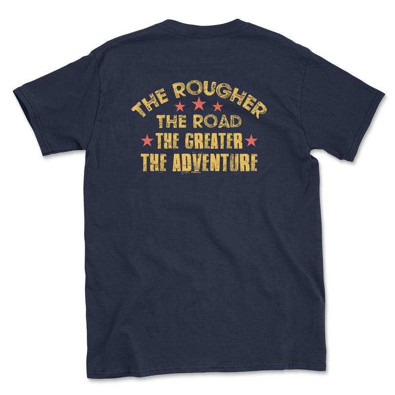 Big & Tall Tee Shirt - Great Adventures Rough Roads - Goats Trail