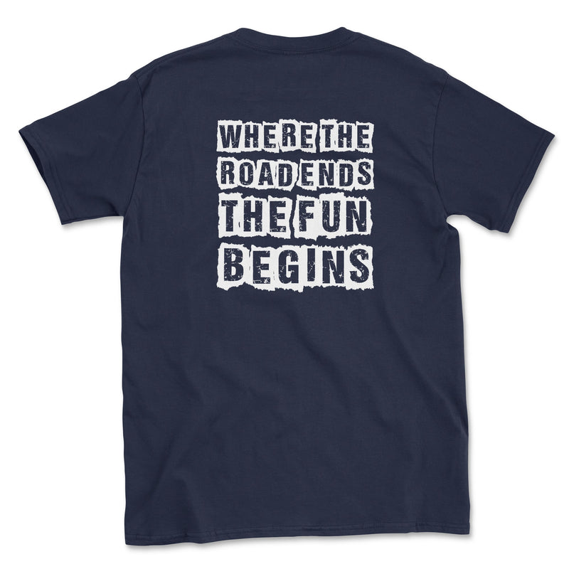 Big & Tall - Where the Road Ends the Fun Begins Offroad Tee - Goats Trail
